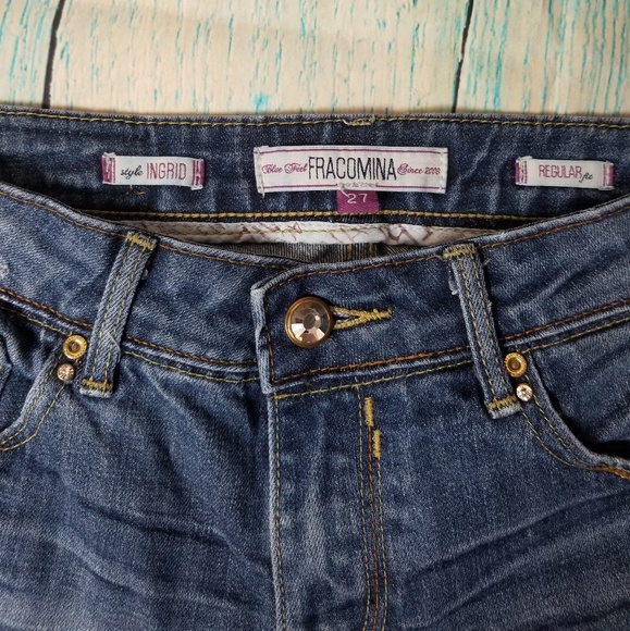 Francomina Ingrid jeans size 27 - Picture 4 of 5